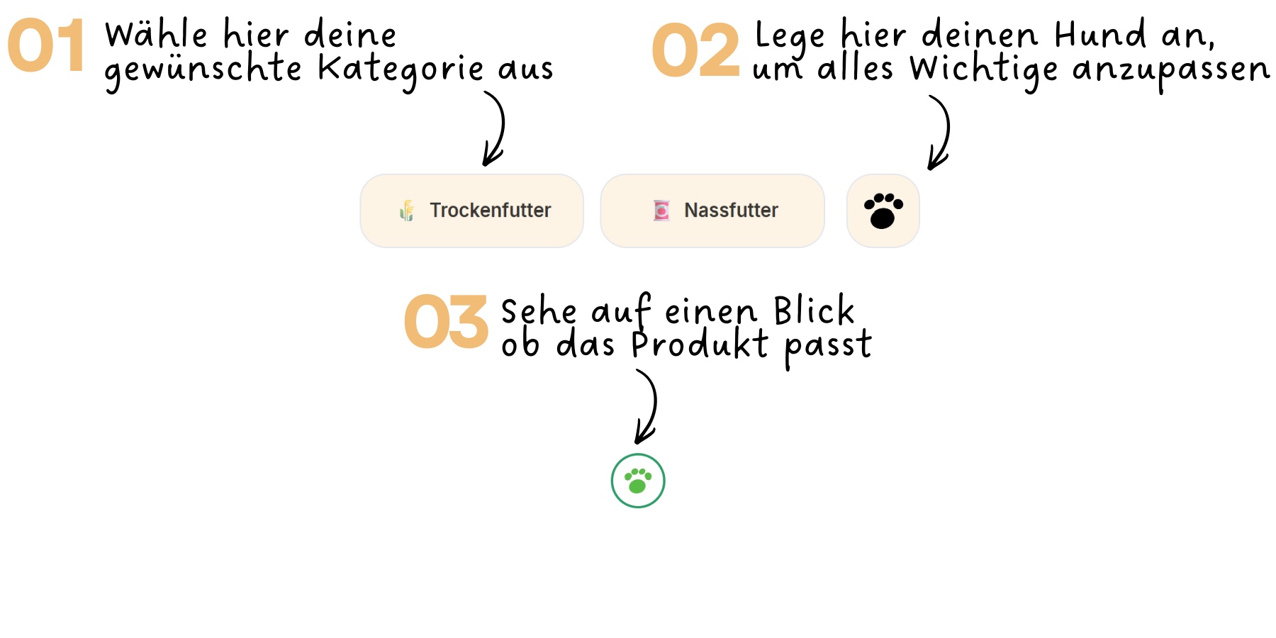 Choosta in drei Schritten
